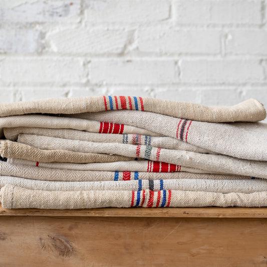 Found Assorted Grain Sacks