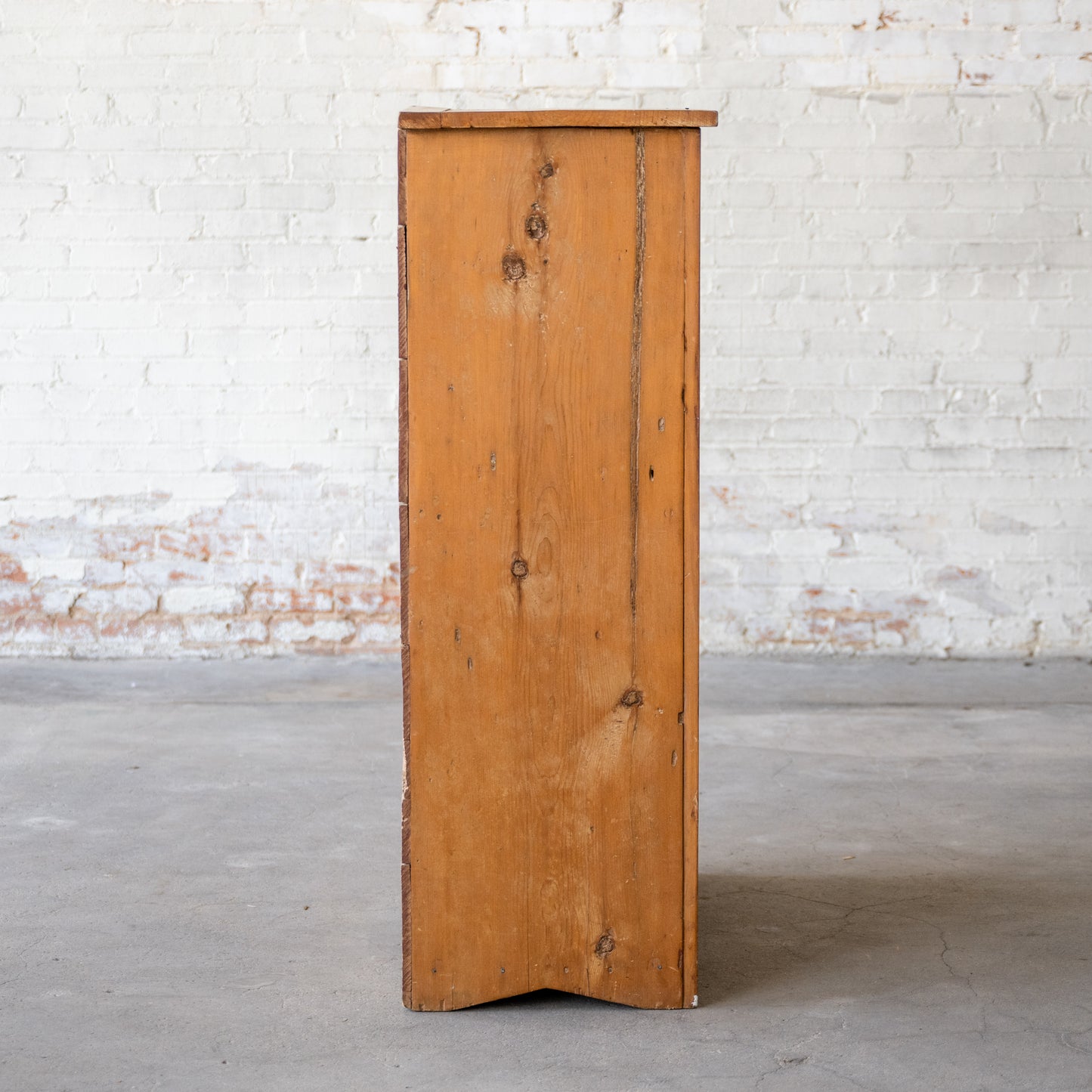 Early American Wooden Cupboard side view