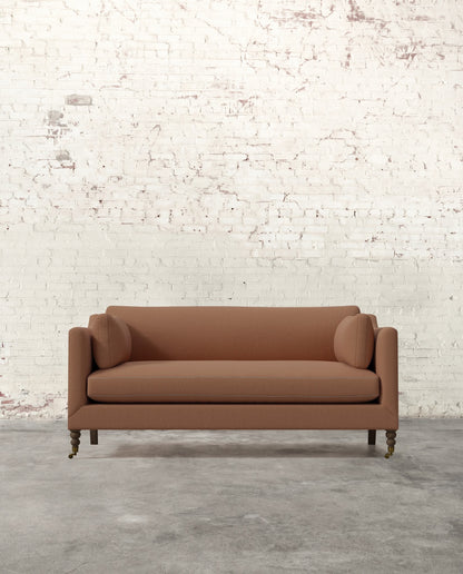 Francis 71" Sofa with Brass Casters