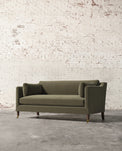 Francis 71" Sofa with Brass Casters