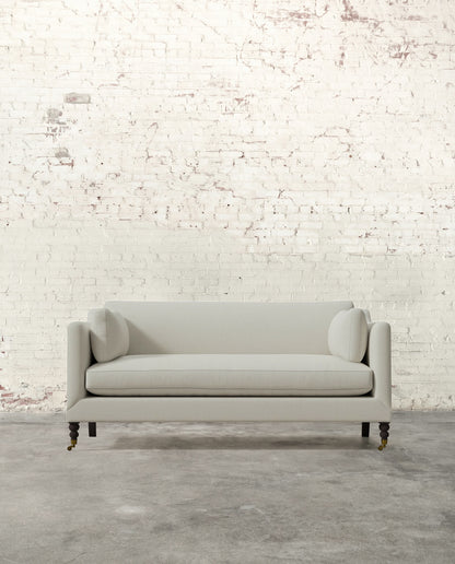 Francis 71" Sofa with Brass Casters
