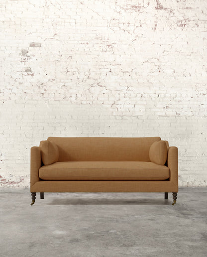 Francis 71" Sofa with Brass Casters