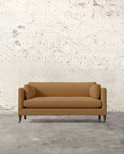 Francis 71" Sofa with Brass Casters