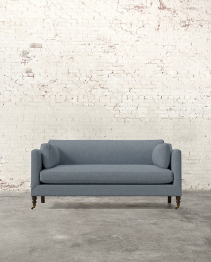 Francis 71" Sofa with Brass Casters