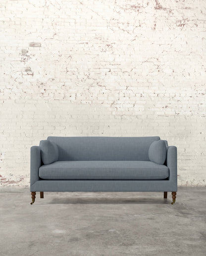 Francis 71" Sofa with Brass Casters