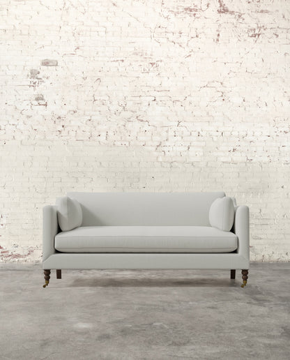 Francis 71" Sofa with Brass Casters