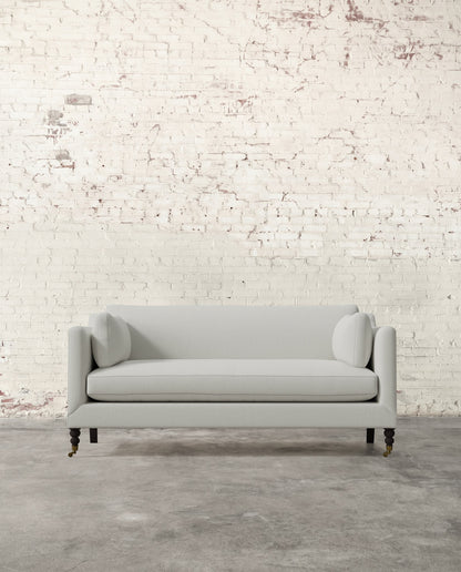 Francis 71" Sofa with Brass Casters