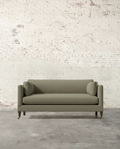 Francis 71" Sofa with Brass Casters