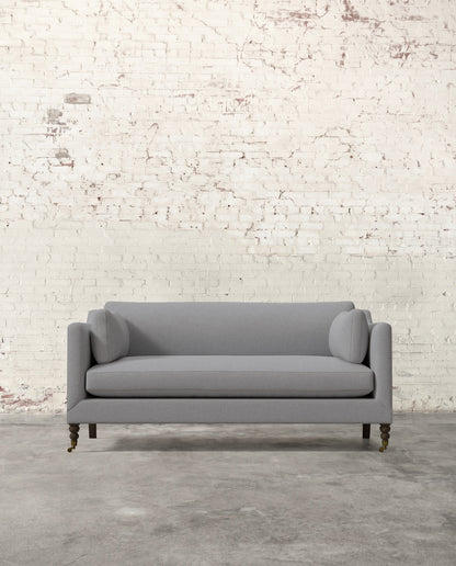 Francis 71" Sofa with Brass Casters