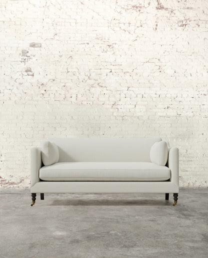 Francis 71" Sofa with Brass Casters