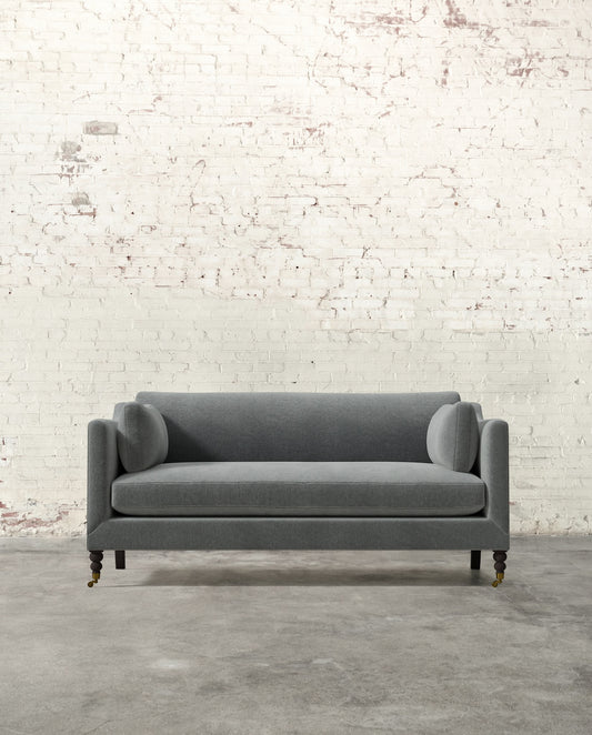 Francis 71" Sofa with Brass Casters