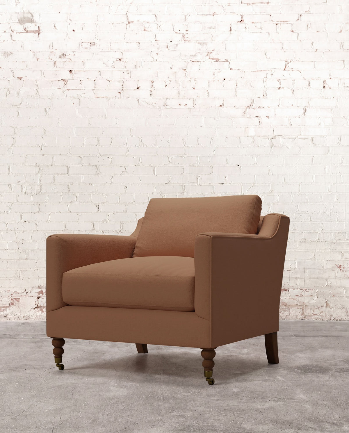 Francis Chair with Brass Casters