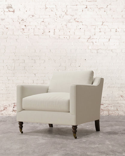 Francis Chair with Brass Casters