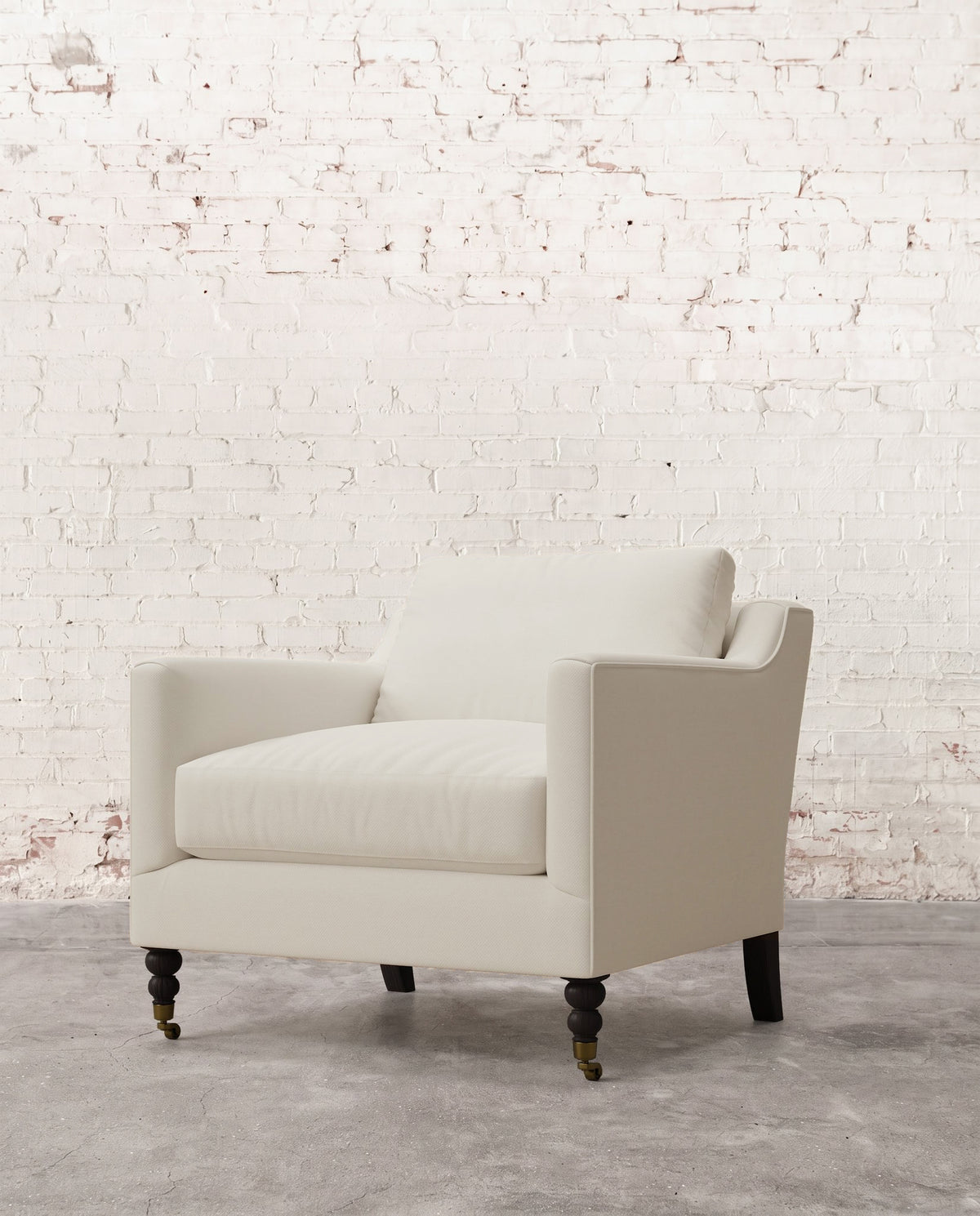 Francis Chair with Brass Casters