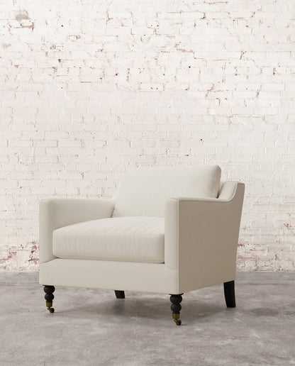 Francis Chair with Brass Casters