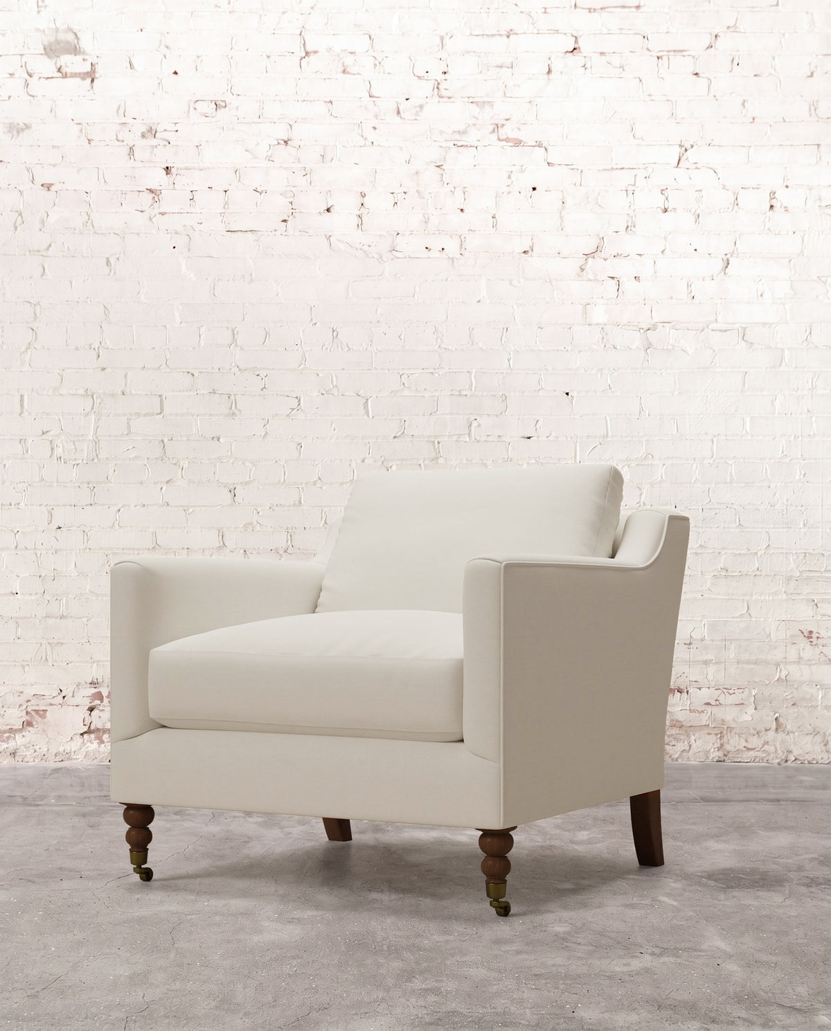 Francis Chair with Brass Casters