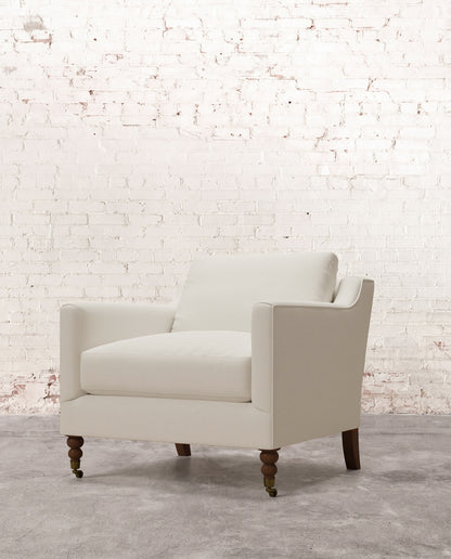 Francis Chair with Brass Casters