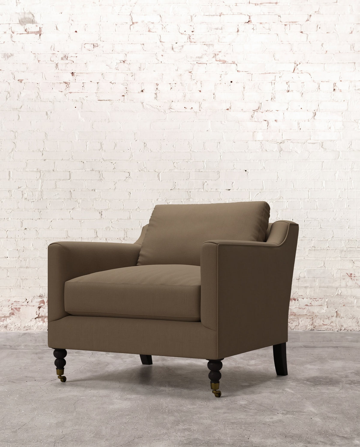 Francis Chair with Brass Casters