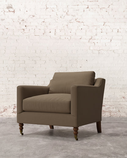 Francis Chair with Brass Casters