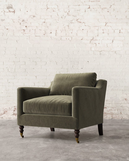 Francis Chair with Brass Casters