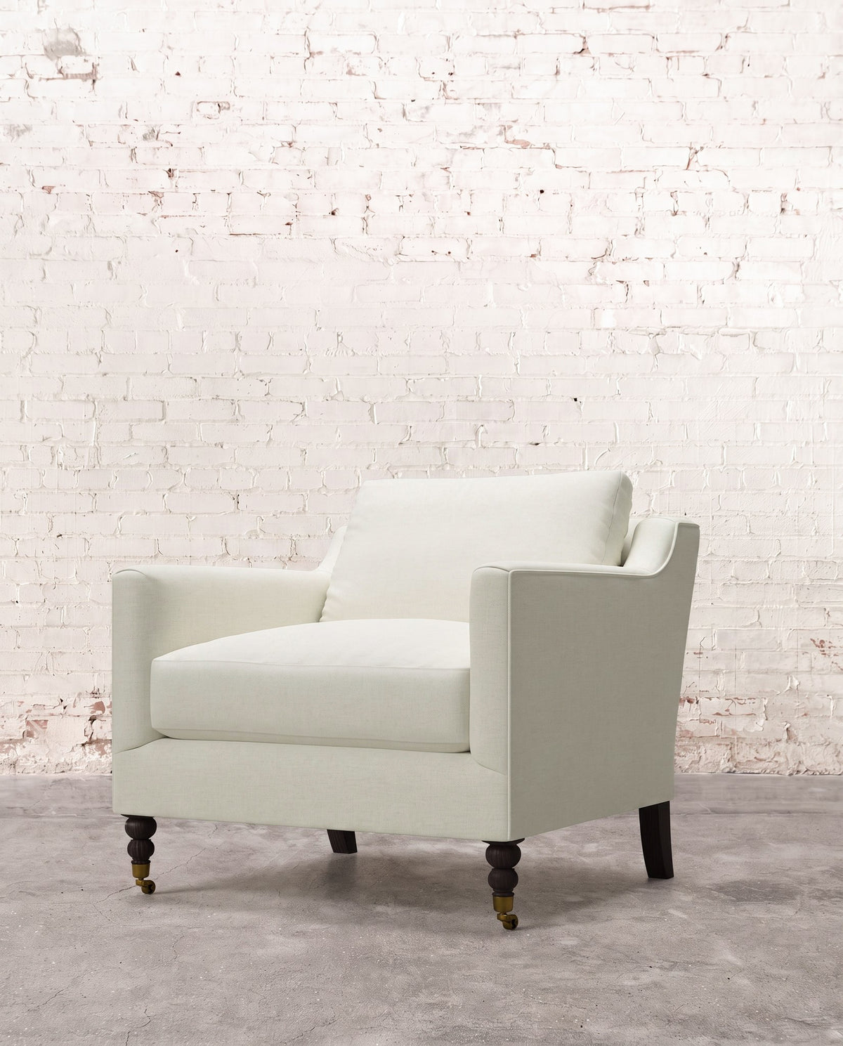 Francis Chair with Brass Casters
