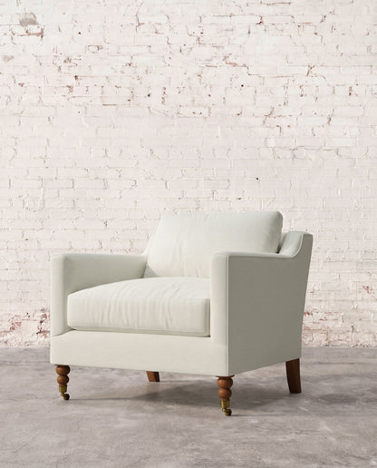 Francis Chair with Brass Casters