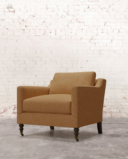 Francis Chair with Brass Casters