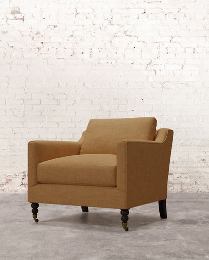 Francis Chair with Brass Casters