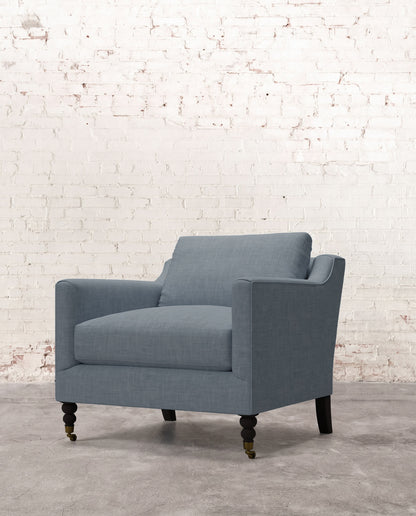 Francis Chair with Brass Casters