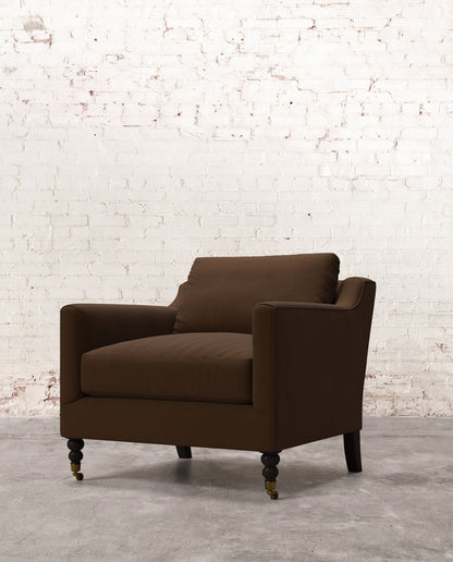 Francis Chair with Brass Casters