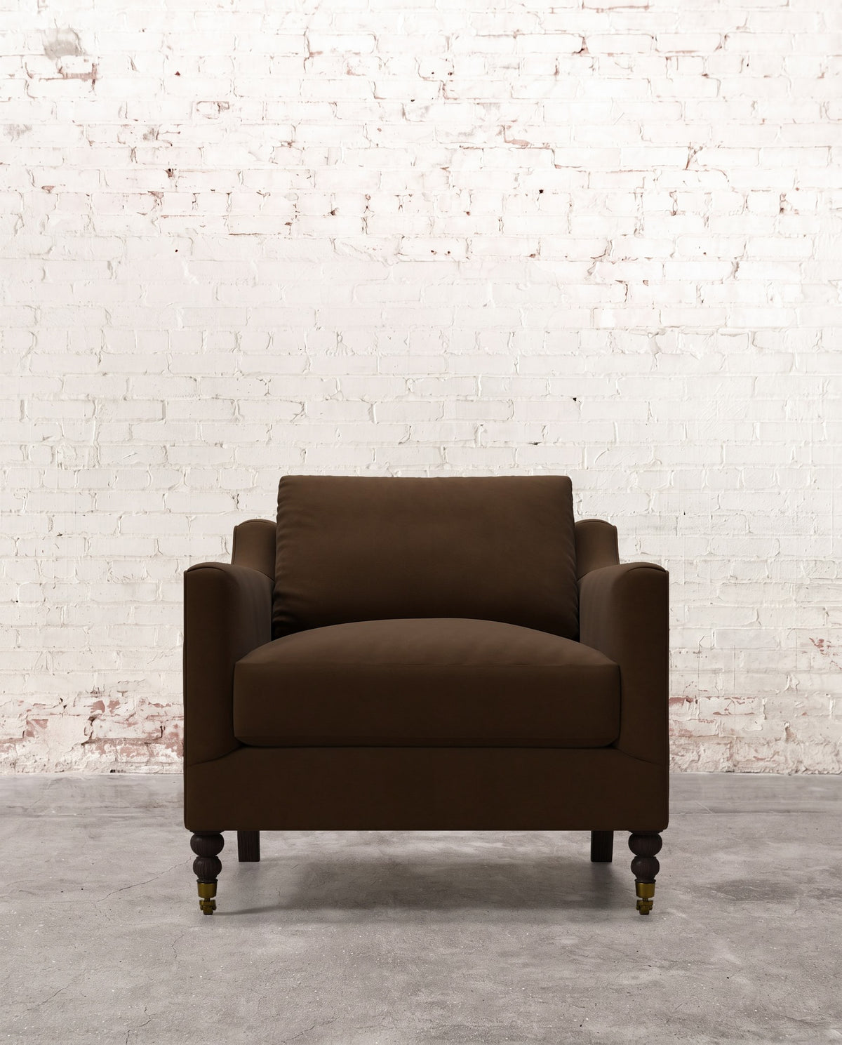 Francis Chair with Brass Casters