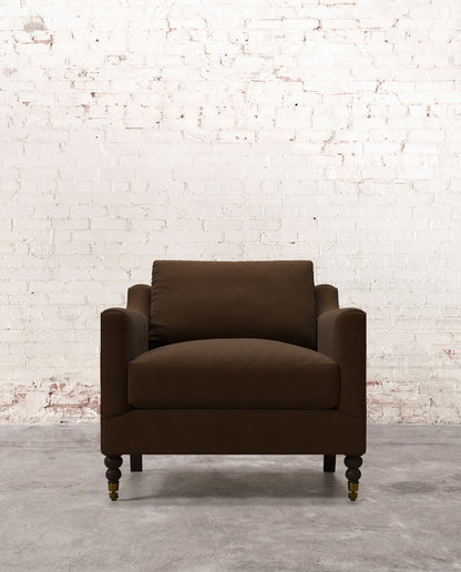 Francis Chair with Brass Casters