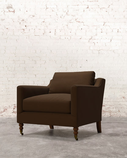 Francis Chair with Brass Casters