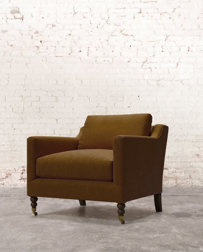 Francis Chair with Brass Casters