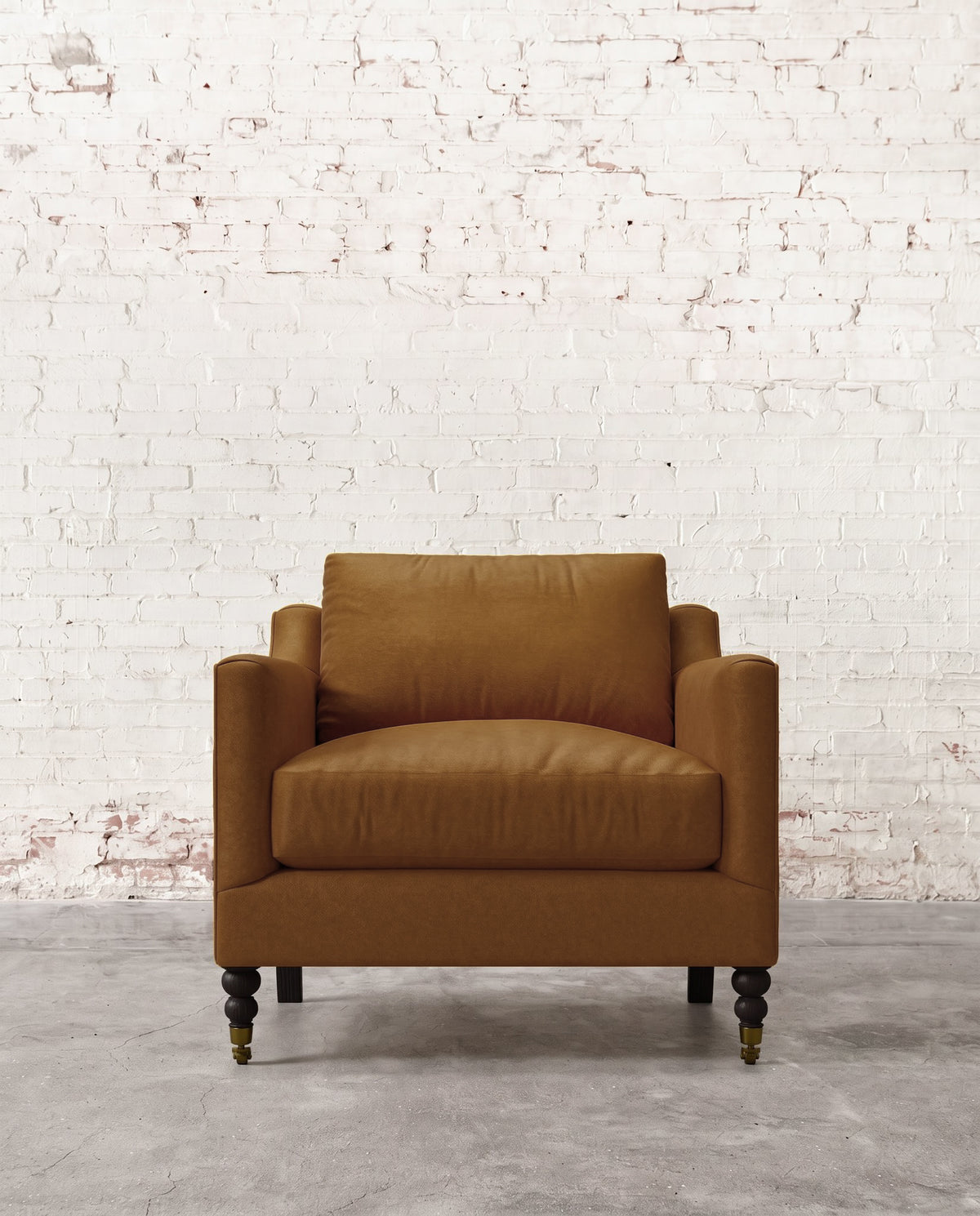 Francis Chair with Brass Casters