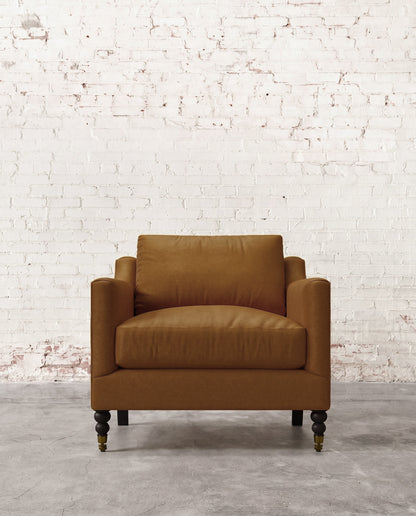 Francis Chair with Brass Casters