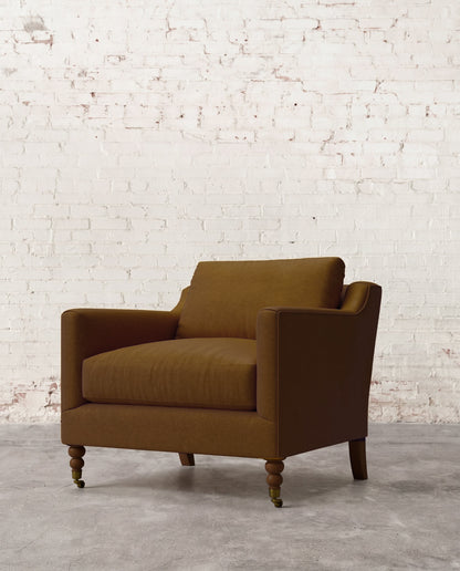 Francis Chair with Brass Casters
