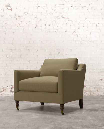 Francis Chair with Brass Casters