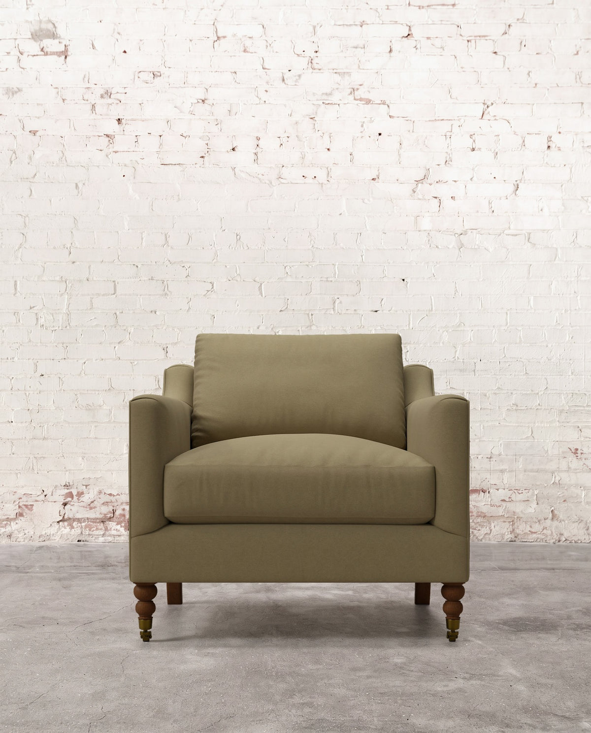 Francis Chair with Brass Casters