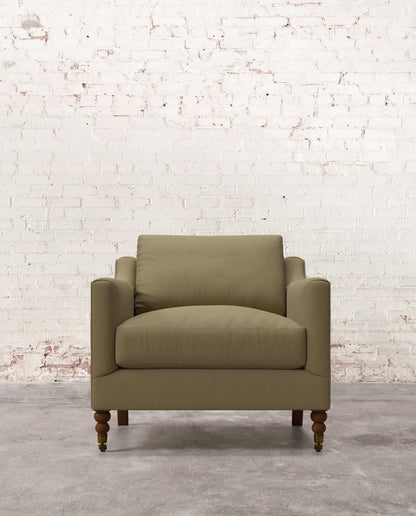 Francis Chair with Brass Casters