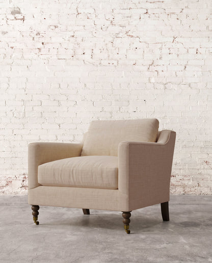 Francis Chair with Brass Casters