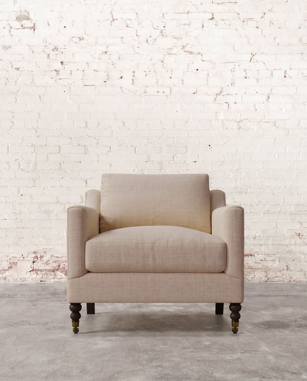 Francis Chair with Brass Casters