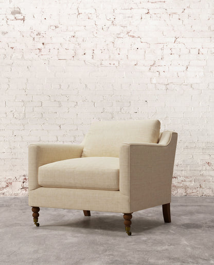 Francis Chair with Brass Casters