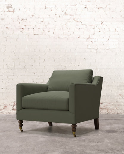 Francis Chair with Brass Casters