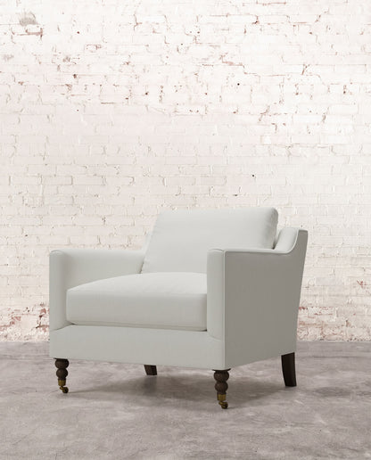 Francis Chair with Brass Casters