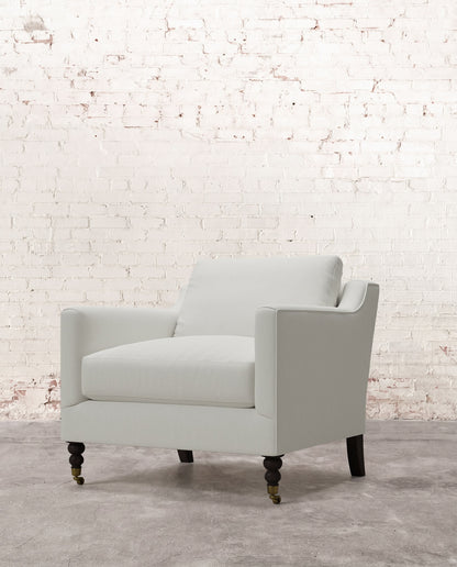 Francis Chair with Brass Casters