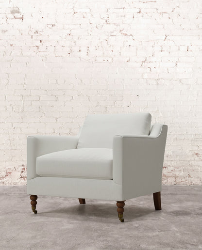 Francis Chair with Brass Casters