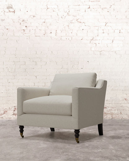 Francis Chair with Brass Casters