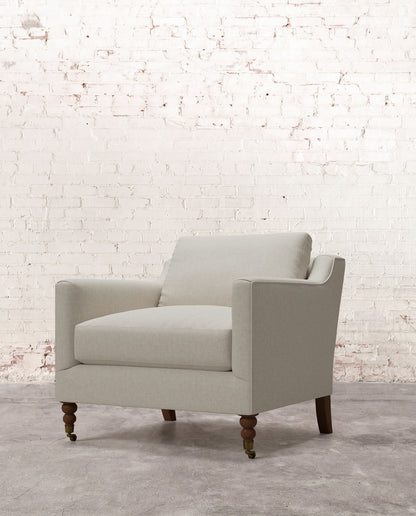 Francis Chair with Brass Casters