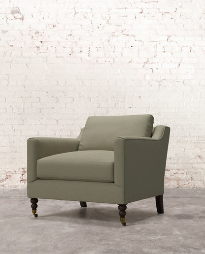 Francis Chair with Brass Casters